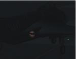 New military jet burner effect